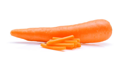 Carrot isolated on white