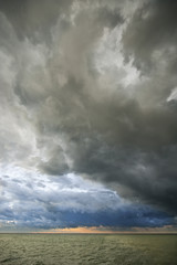 Fototapeta na wymiar Dark clouds