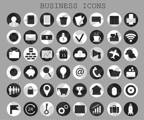 Business and Finance Line Icons Big Set.