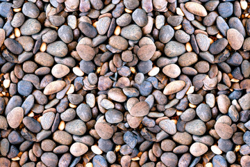 Sea pebbles tile background