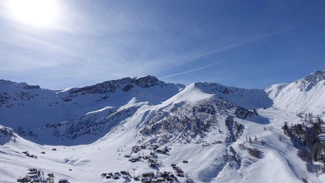 Winter in den Bergen