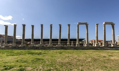 Fototapeta premium Agora ancient city of Smyrna