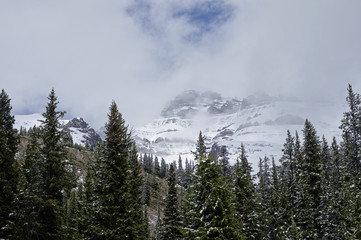 Icefield Parkway in Jasper National Park, Alberta, Canada