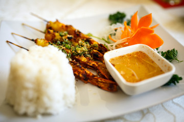 Vietnamese shrimp skewers