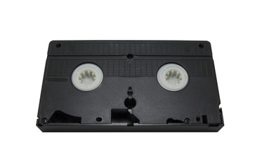 VHS Cassette isolated on white background