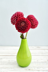 Bouquet of dahlias