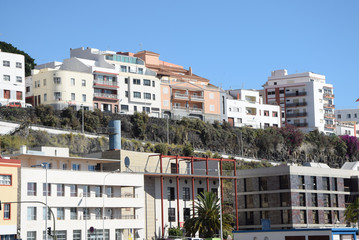 Obraz premium Häuser in Santa Cruz de La Palma