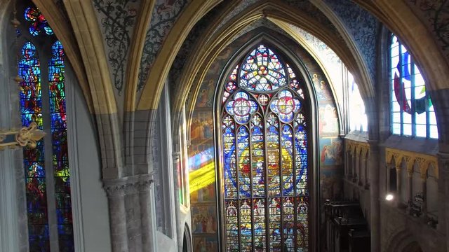Inside the cathedral