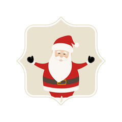 Santa claus in lovely frame