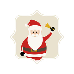 Fototapeta premium Santa claus in lovely frame