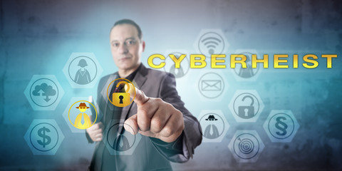 Forensic Specialist Looking Into A CYBERHEIST