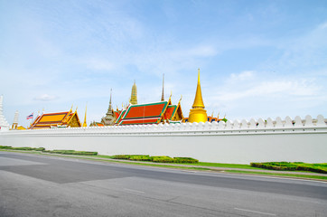 Wat Phra Kaew Ancient temple in bangkok Thailand