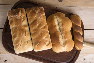 Different Shaped Loaves of Bread