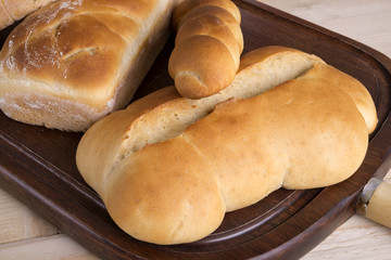 Different Shaped Loaves of Bread