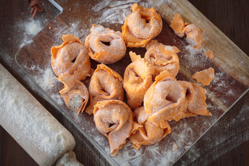 Home made tortellini