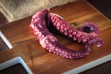 Delicious coocked Octopus