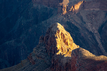 Canyon morning in abstract