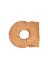gingerbread letter - a
