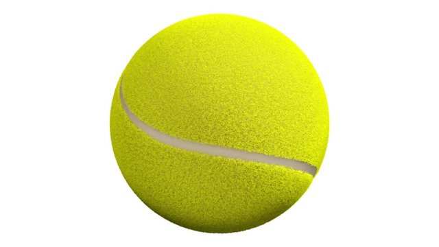 Tennis Ball Spin in Loop with Luma Matte