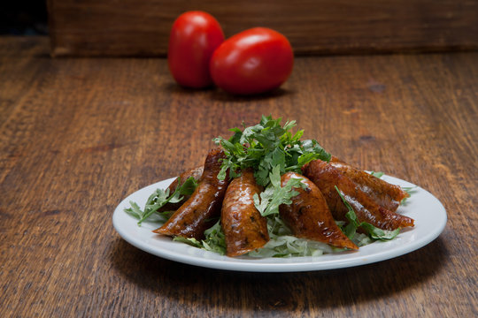 Rice-stuffed sausages called Mombar