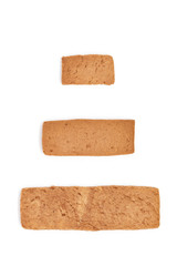 gingerbread letter, symbol - minus