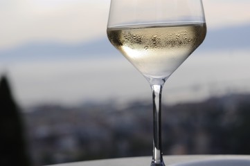 glass of wine