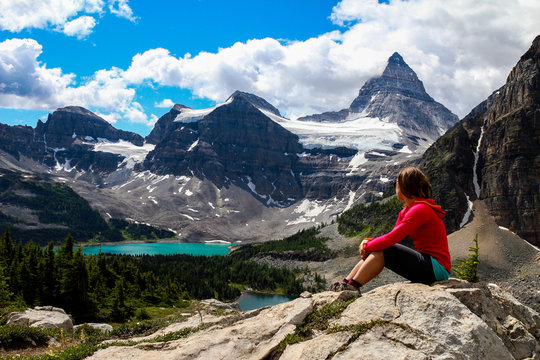 Admiring Mt Assiniboine