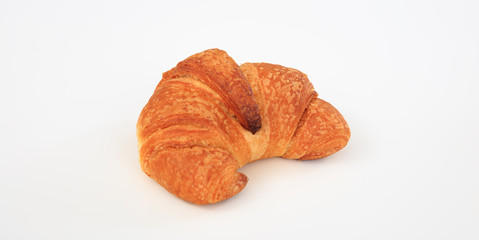 Croissant isolated on white background
