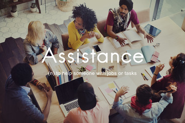 Assistance Coaching Collaboration Support Help Concept