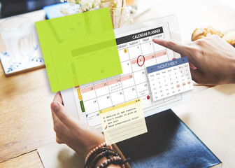 Calendar Planner Planning Organixer Note Concept