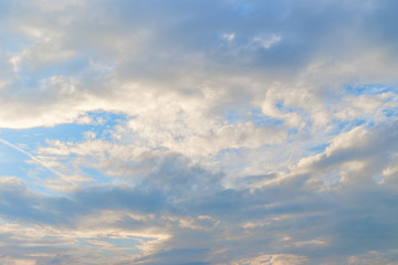 Summer cloudy sky