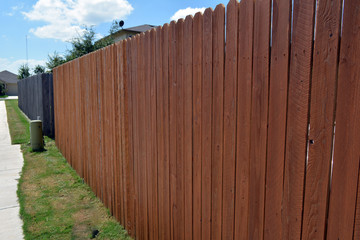 Three Fence Colors/Wooden fencing of various colors