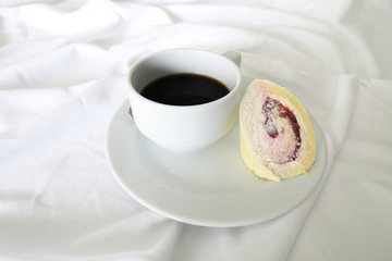 take a break- swiss rolls and coffee