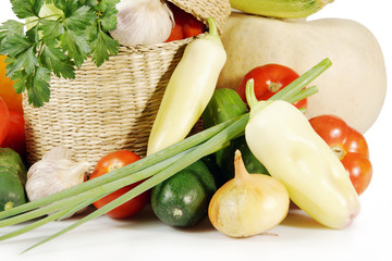 Composition of fresh fruits and vegetables