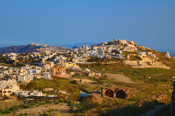 Wanderweg von Exo Gonia nach Kamari, Santorini