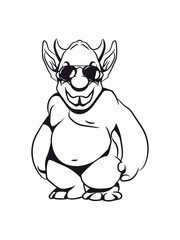 Monster funny sunglasses