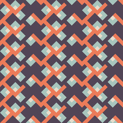 Abstract seamless geometric retor vintage background vector illustration
