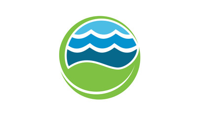 Leaf  Water Logo