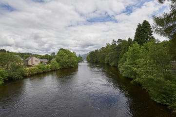 Fototapeta na wymiar landscapes and villages of the highlands, Scotland