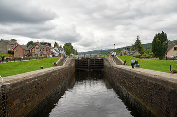 Fototapeta premium Loch Ness and Port Arthur in the highlands, scotland