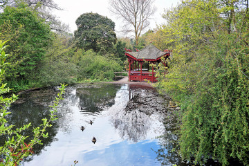 Series of views, flowers and buildings of the Royal Botanic Garden Edinburgh, Scotland.