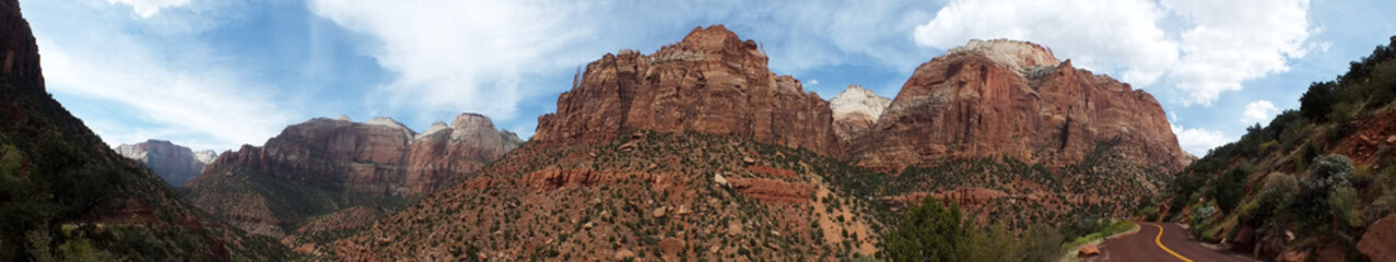 Fototapeta premium Zion National Park Panorama, Utah (USA)