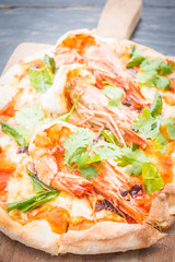 Tom yum Pizza