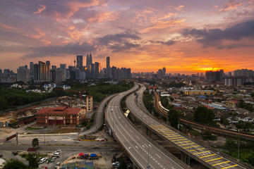 Fototapeta na wymiar Kuala Lumpur City, Malaysia