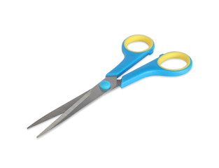 scissors on white background