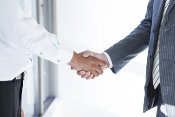 Handshake of businessman