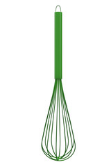 wire whisk isolated on white