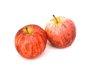 apples  isolated on white background