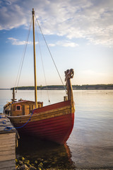 Ancient wooden ship