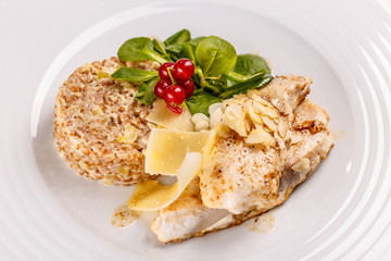 Grilled sablefish or butterfish